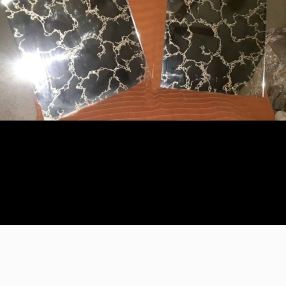 Black and White Marble Patterned Panels